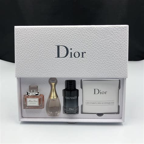 dior perfume sampler set|christian dior miniature perfume set.